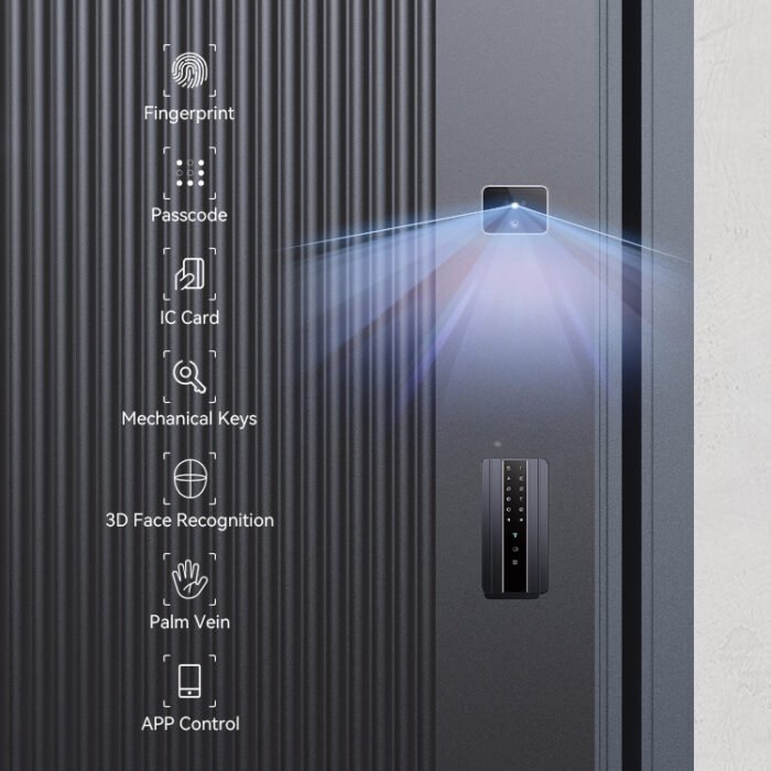 M8 Automatic Smart House Entry Doors - 图片 2