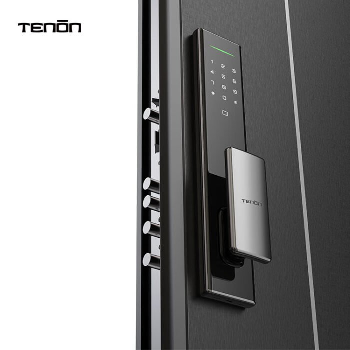 A5 Automatic Fingerprint Push-Pull Smart Handle - 图片 2