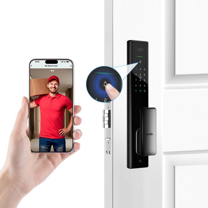 A5 Pro Automatic Smart handle for Wood Door - 图片 2