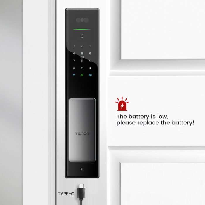 A5 Automatic Fingerprint Push-Pull Smart Handle - 图片 5