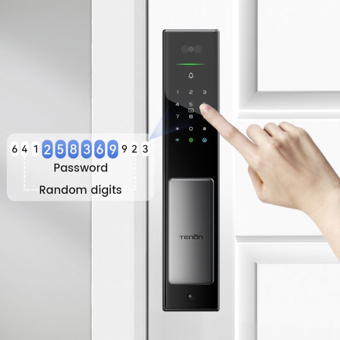 A5 Automatic Fingerprint Push-Pull Smart Handle - 图片 6
