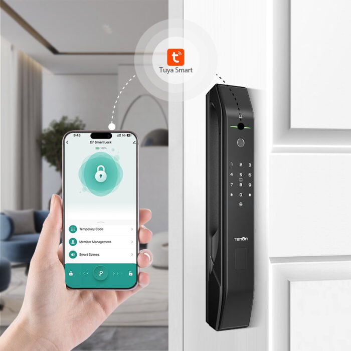 D7 Fingerprint Residential Smart Lock - 图片 4
