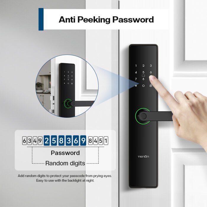 E15 smart biometric fingerprint door lock - 图片 3