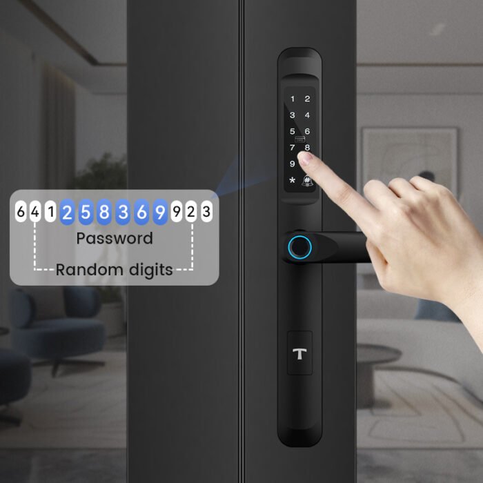K9 Smart Balcony Glass Door Handle - 图片 3