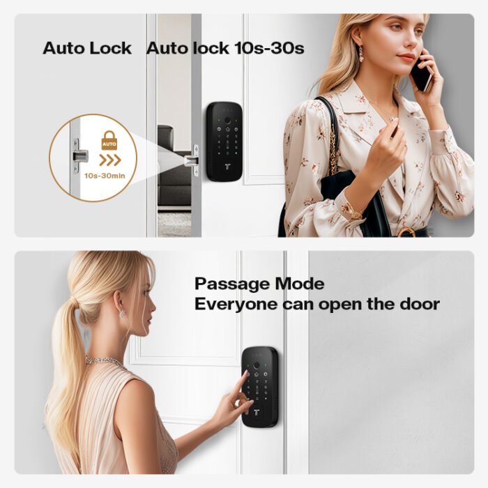 K10 Pro Face fingerprint door lock - 图片 5