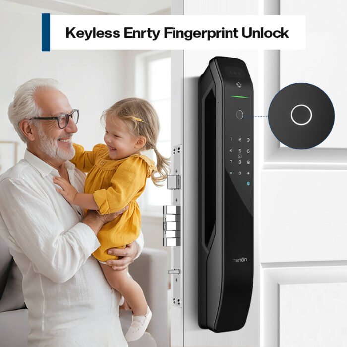 A6 Pro 3D Face Recognition Automatic Lock - 图片 3
