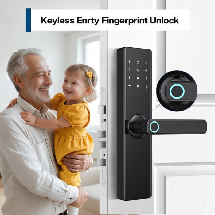 T09 Smart Digital Door Lock for Apartment - 图片 2