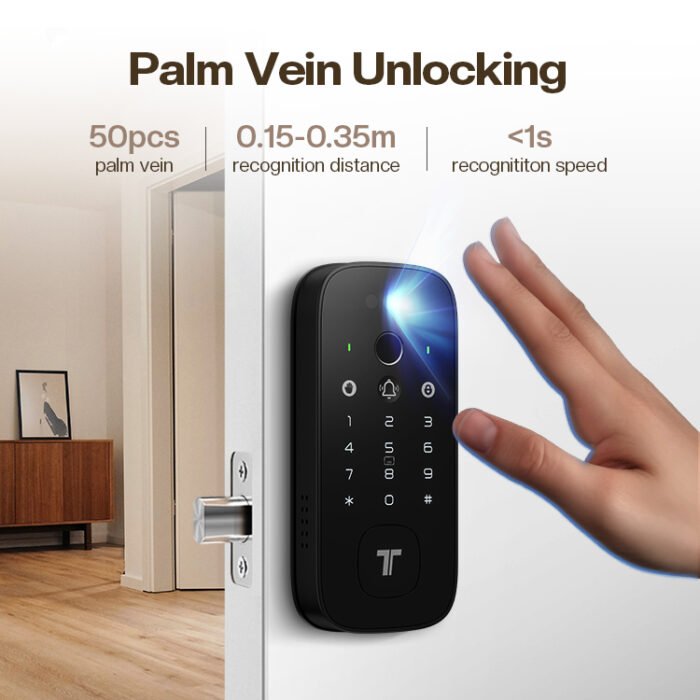 K10 Pro Face fingerprint door lock - 图片 4