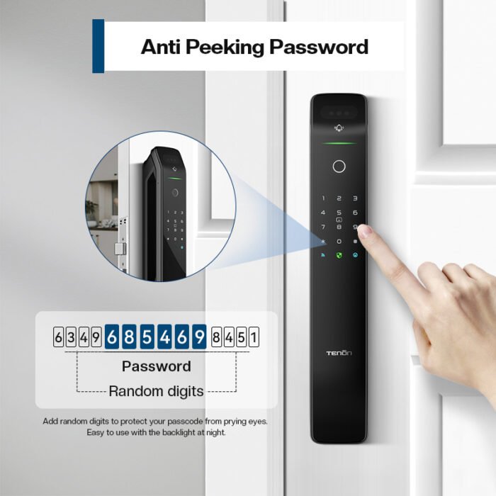 A6 Pro 3D Face Recognition Automatic Lock - 图片 5
