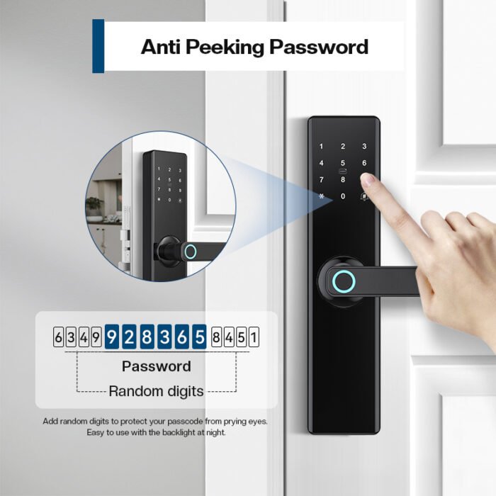 T09 Smart Digital Door Lock for Apartment - 图片 3