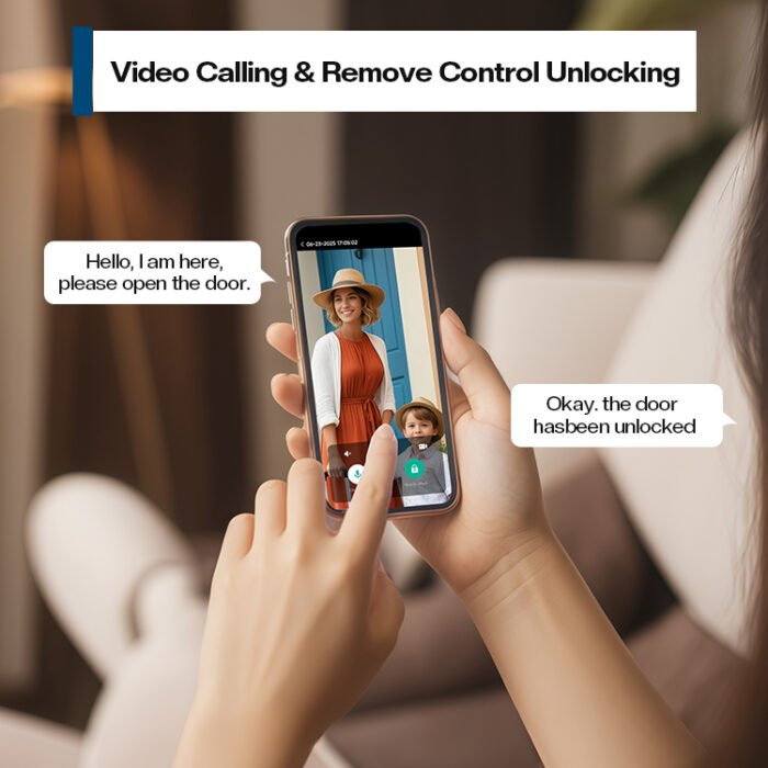 K10 Pro Face fingerprint door lock - 图片 3