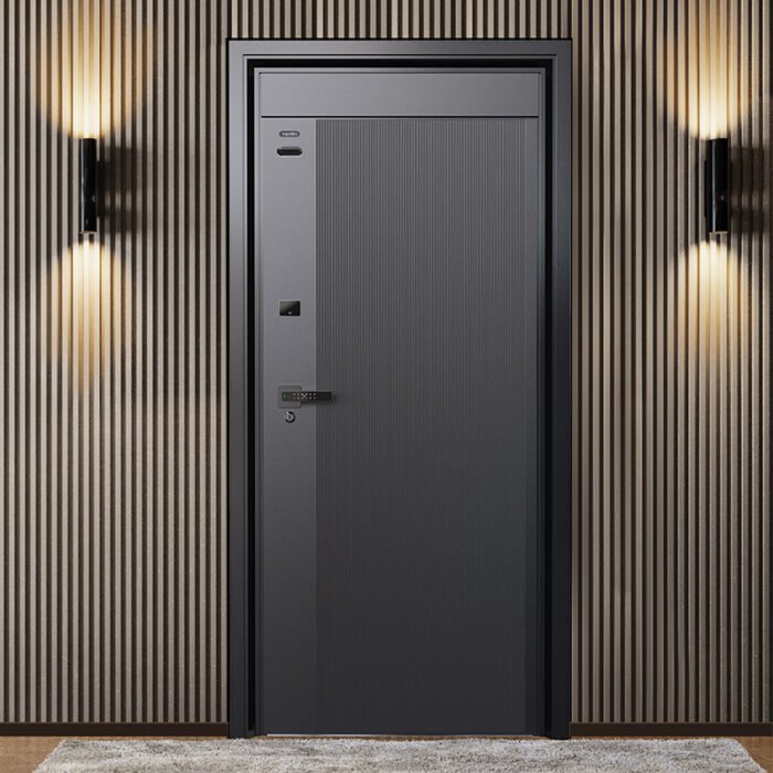 Aluminum Alloy Smart Armored Door MK