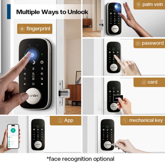 K12 Pro Digital Fingerprint Smart Door Lock – Smart Lock & Door