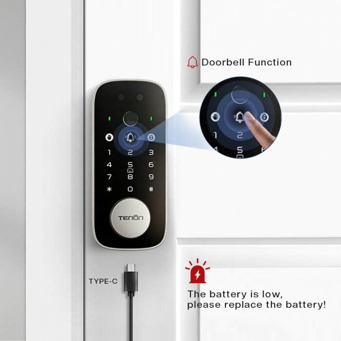 K12 Pro Digital Fingerprint Smart Door Lock – Smart Lock & Door